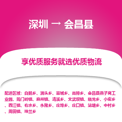 深圳到會昌縣貨運(yùn)公司(當(dāng)天派送）